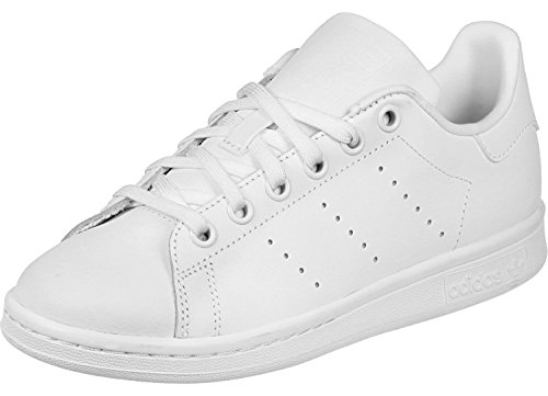 adidas Stan Smith J, Zapatillas de Deporte Unisex Niños, Blanco (Ftwbla/Ftwbla/Ftwbla), 38 2/3 EU (5.5 UK)