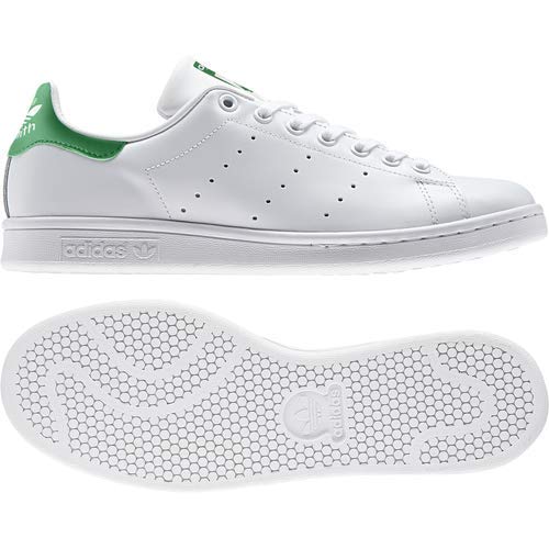 Adidas Stan Smith M20324, Zapatillas de Deporte Unisex Adulto, Blanco (Running White Footwear/Running White/Fairway), 43 1/3 EU