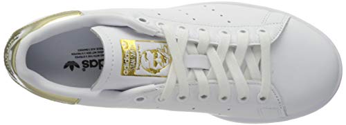 adidas Stan Smith W, Zapatillas Mujer, Multicolor (FTWR White/FTWR White/Gold Met. Ee8836), 37 1/3 EU