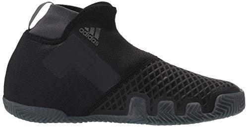 adidas Stycon Laceless Clay Court Tenis Zapato para mujer, negro (Núcleo Negro/Noche Met./Gris Seis), 38 EU