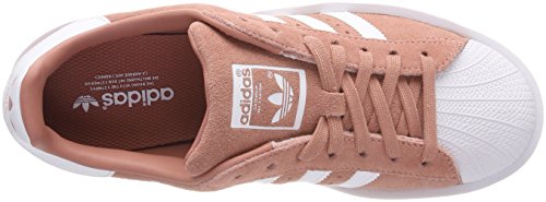 adidas Superstar Bold W, Zapatillas Mujer, Rosa (Ash Pink/Footwear White/Gold Metallic 0), 37 1/3 EU