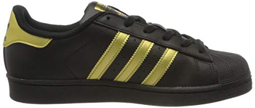 adidas Superstar J, Zapatillas de Deporte Unisex Adulto, Negro (Negbas/Dormet/Dormet), 36 2/3 EU