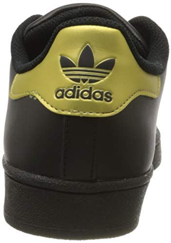 adidas Superstar J, Zapatillas de Deporte Unisex Adulto, Negro (Negbas/Dormet/Dormet), 36 2/3 EU
