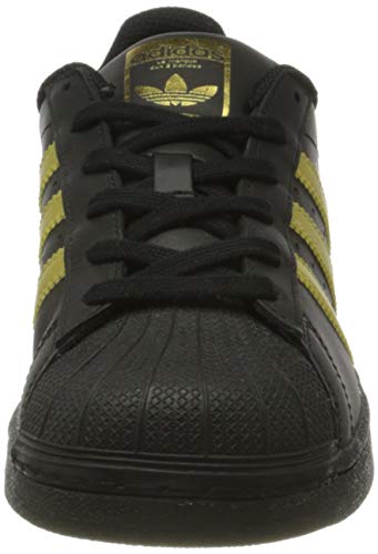 adidas Superstar J, Zapatillas de Deporte Unisex Adulto, Negro (Negbas/Dormet/Dormet), 36 2/3 EU