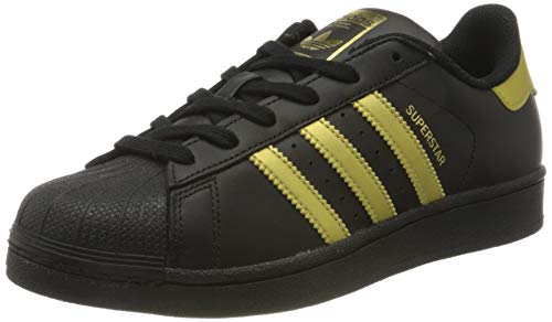 adidas Superstar J, Zapatillas de Deporte Unisex Adulto, Negro (Negbas/Dormet/Dormet), 36 2/3 EU