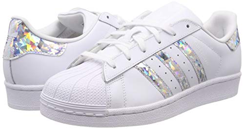 adidas Superstar J Zapatillas de Gimnasia Unisex Niños, Blanco (Ftwr White/Ftwr White/Ftwr White Ftwr White/Ftwr White/Ftwr White), 37 1/3 EU