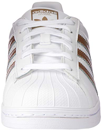 adidas Superstar, Zapatillas Mujer, Blanco (Footwear White/Cyber Metallic/Footwear White 0), 37 1/3 EU