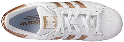 adidas Superstar, Zapatillas Mujer, Blanco (Footwear White/Cyber Metallic/Footwear White 0), 37 1/3 EU