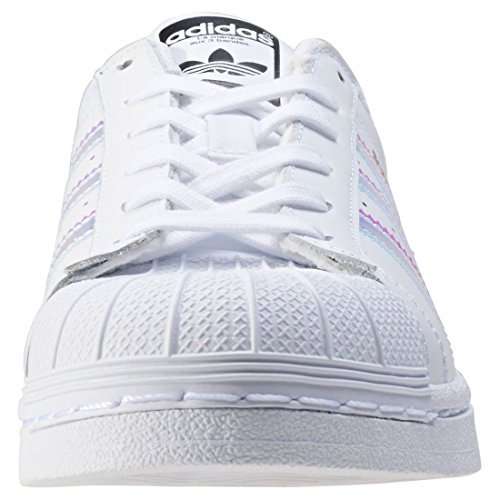 adidas Superstar, Zapatillas Unisex Adulto, Blanco Footwear White Footwear White Metallic Silver Solid 0, 38 EU