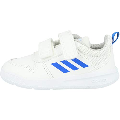 Adidas Tensaur I, Zapatillas de Estar por casa Bebé Unisex, Blanco (Ftwbla/Azul/Ftwbla 000), 25 EU