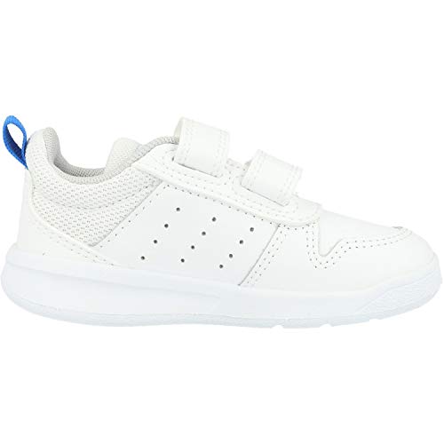 Adidas Tensaur I, Zapatillas de Estar por casa Bebé Unisex, Blanco (Ftwbla/Azul/Ftwbla 000), 25 EU