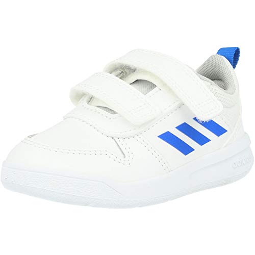 Adidas Tensaur I, Zapatillas de Estar por casa Bebé Unisex, Blanco (Ftwbla/Azul/Ftwbla 000), 25 EU