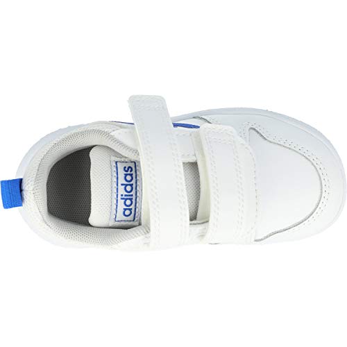 Adidas Tensaur I, Zapatillas de Estar por casa Bebé Unisex, Blanco (Ftwbla/Azul/Ftwbla 000), 25 EU