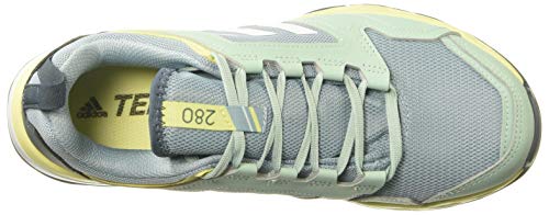 adidas Terrex Agravic TR W, Zapatillas Deportivas Mujer, Ash Grey S18 FTWR White Yellow Tint, 37 1/3 EU