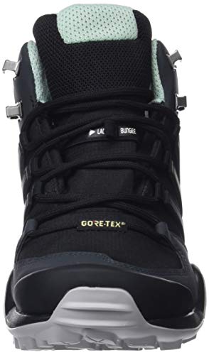 Adidas Terrex Swift R2 Mid, Zapatillas de Marcha Nórdica Mujer, Negro (Core Black/Core Black/Ash Green 0), 38 EU