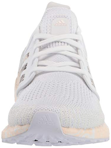 Adidas - Ultraboost 20 - Zapatillas deportivas para mujer, Blanco (Blanco/Rosa/Negro), 35.5 EU