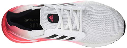 adidas Ultraboost 20, Zapatillas Hombre, FTWBLA/NEGBÁS/ROSSEN, 44 EU