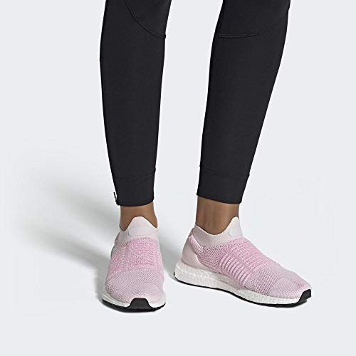 Adidas Ultraboost Laceless W, Zapatillas de Running Mujer, Gris (Orchid Tint S18/True Pink/Carbon Orchid Tint S18/True Pink/Carbon), 39 EU