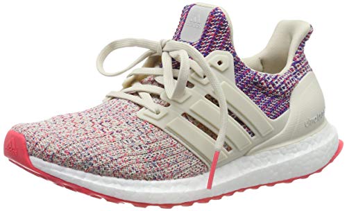 adidas Ultraboost W, Zapatillas Mujer, Clear Brown/Shock Red/Active Blue, 42 2/3 EU