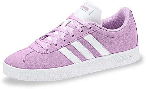 Adidas Vl Court 2.0 K, Zapatillas de deporte Unisex niños, Morado (Lilcla/Ftwbla/Ftwbla 000), 29 EU