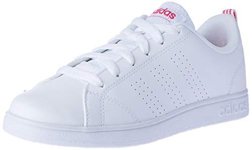 adidas Vs Advantage Cl K, Zapatillas de Deporte Unisex Niños, Blanco (Ftwbla/Ftwbla/Supros), 36 EU