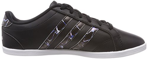 adidas Vs Coneo Qt, Zapatillas de Tenis Mujer, Negro (Cblack/Cblack/Aerpnk 000), 38 2/3 EU