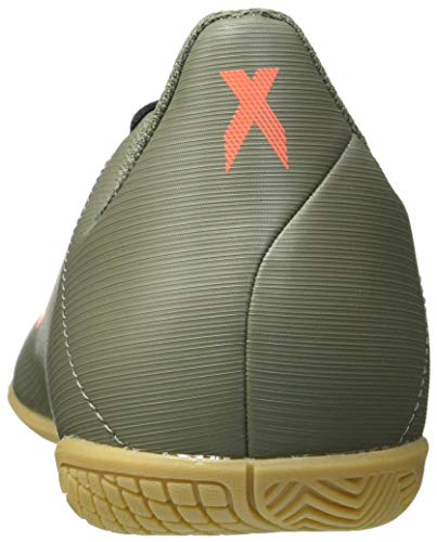 Adidas X 19.4 IN J, Botas de fútbol Unisex Adulto, Multicolor (Legacy Green/Solar Orange/Core Black Legacy Green/Solar Orange/Core Black), 38 EU