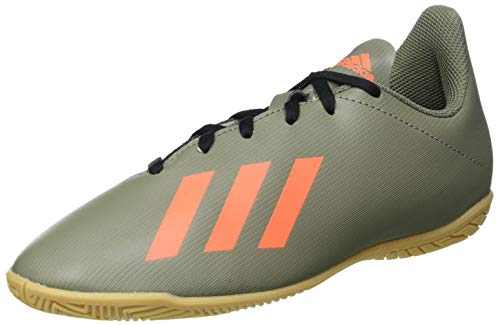 Adidas X 19.4 IN J, Botas de fútbol Unisex Adulto, Multicolor (Legacy Green/Solar Orange/Core Black Legacy Green/Solar Orange/Core Black), 38 EU