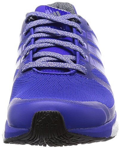 Adidas Zapatilla Adistar Boost Glow, Blanco-Negro-Violeta, 37.3