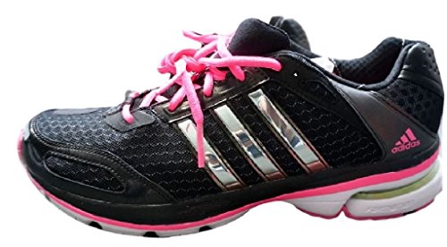 adidas - Zapatillas de running de material sintético para mujer negro Schwarz Pink, color negro, talla 47