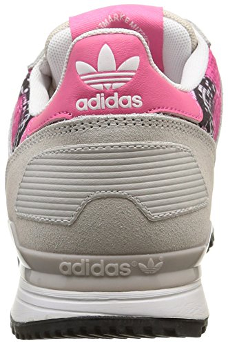 Adidas ZX 700, Zapatillas Mujer, Pearl Grey S14/Pearl Grey S14/Joy Pink S13, 38 2/3