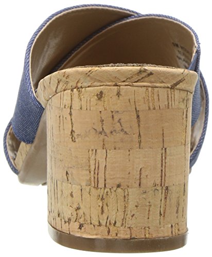 Aerosoles A2 Midday Slide Sandalias para mujer, Azul (Denim Fabric), 35.5 EU