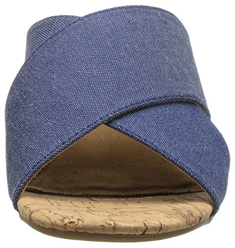 Aerosoles A2 Midday Slide Sandalias para mujer, Azul (Denim Fabric), 35.5 EU