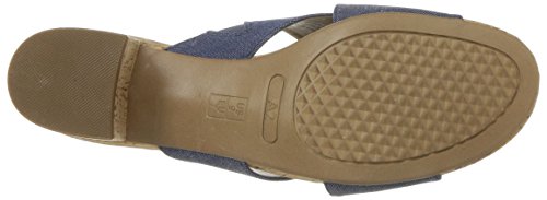 Aerosoles A2 Midday Slide Sandalias para mujer, Azul (Denim Fabric), 35.5 EU