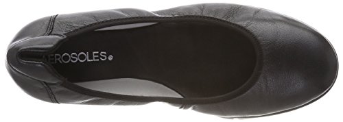 Aerosoles FAST TRACK VELVET Bailarinas con punta cerrada Mujer, Negro (Black), 40 EU (6.5 UK)