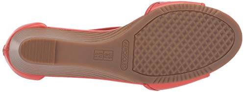 Aerosoles Sandalias de cuña de zafiro para mujer, naranja (Cuero anaranjado ), 36 EU