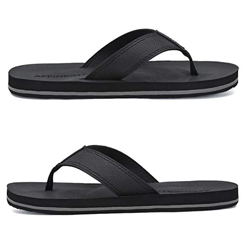 AFFINEST Chanclas Hombre Flip Flop Sandalias Comodo Antideslizantes Verano Zapatos de Playa y Piscina