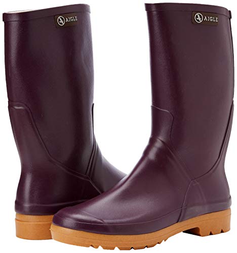 Aigle Botano Lady, Botas de Agua Mujer, Morado (Aubergine 001), 36 EU