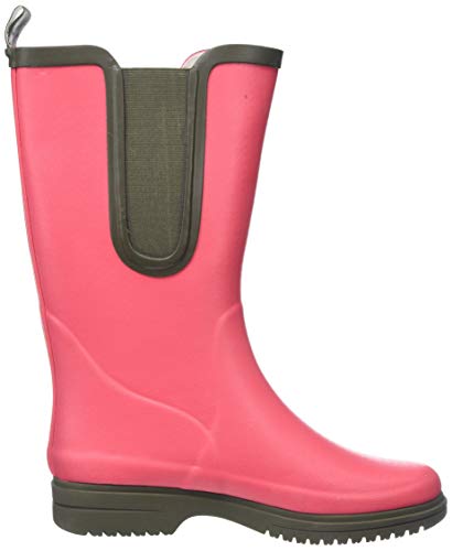 Aigle Egoa, Botas de Agua Mujer, Rosa (Pink Rasberry/Kaki 001), 41 EU
