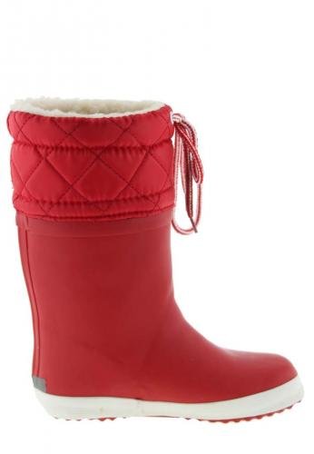 Aigle Giboulee, Botas de Caucho Unisex Niños, Rojo (Rouge/Blanc), 37 EU