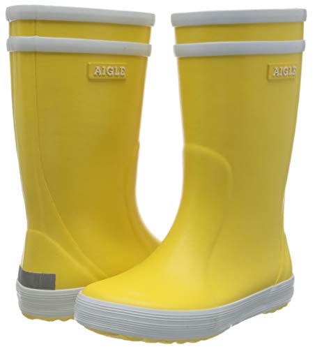 Aigle Lolly Pop, Botas de Agua Unisex Adulto, Amarillo (Jaune/Blanc), 38 EU