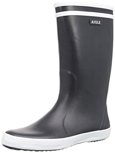 Aigle Lolly Pop, Botas de Agua Unisex niños, Azul (Marine/Blanc), 34 EU