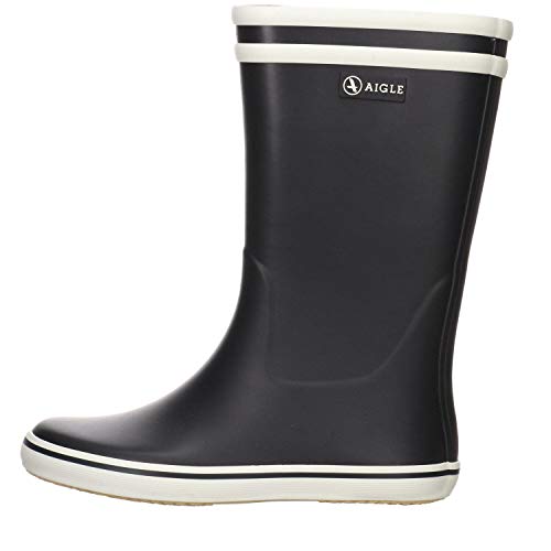 Aigle Malouine BT, Botas de Agua Mujer, Azul Marino/Blanco, 37 EU