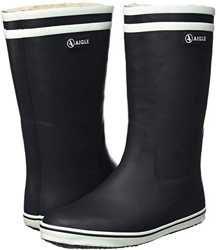 Aigle Malouine Fur, Botas de Nieve para Mujer, Azul (Marine), 38 EU