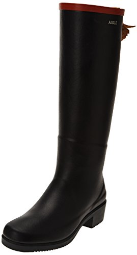 Aigle Miss Juliette A, Botas de Agua Mujer, Azul (Marine/Rouge), 37 EU
