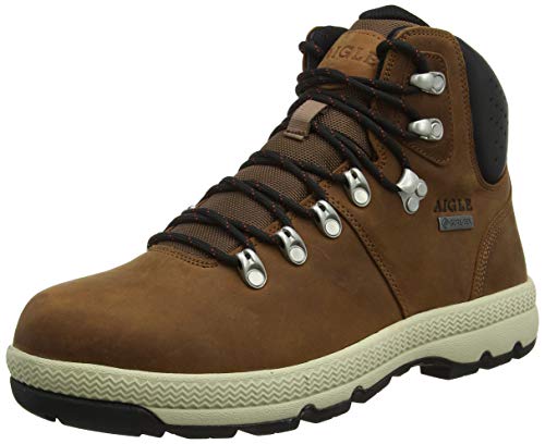 Aigle Tenere Light Retro GTX, Zapatos de High Rise Senderismo Hombre, Marrón (Tortoise/Black 001), 41 EU
