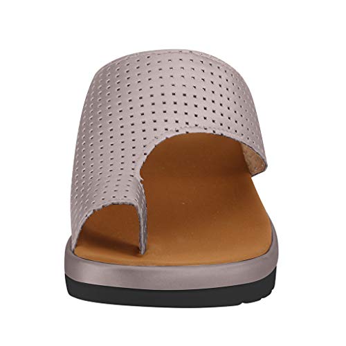 AIni Zapatillas De Verano Mujer Sandalias Romanas Sandalias De TacóN Bajo De Corte Bajo TacóN 4cm Zapatos De Plataforma Zapatos De Playa Sandalias Casual En Color Liso Sandalias Planas CóModos 35-43