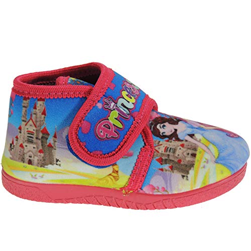 Alcalde 16005 Zapatilla Abotinada de Casa Botita de Paño con Velcro Perfumada de Princesita para Niña Azul Talla 21