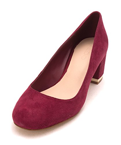 Aldo Falia Zapatos clásicos de tacón cerrado para mujer, Rojo (burdeos, (Bordeau Abarasivato)), 38.5 EU