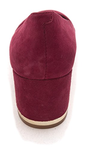 Aldo Falia Zapatos clásicos de tacón cerrado para mujer, Rojo (burdeos, (Bordeau Abarasivato)), 38.5 EU